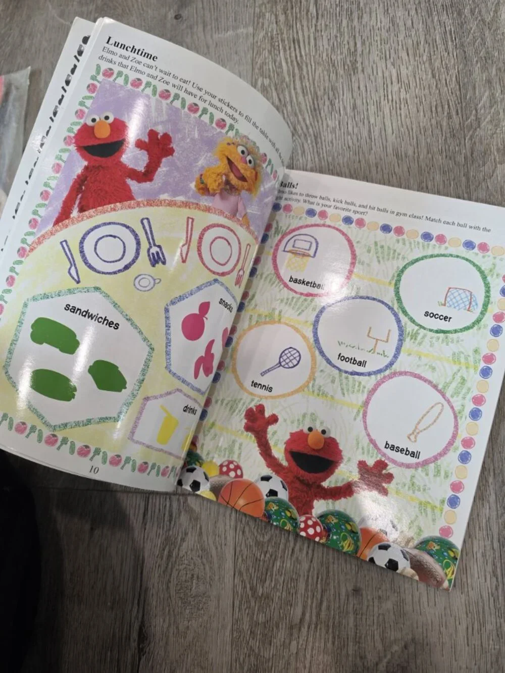 Sesame Street Elmos World Super Sticker Book With Over 200 Reusable Stickers